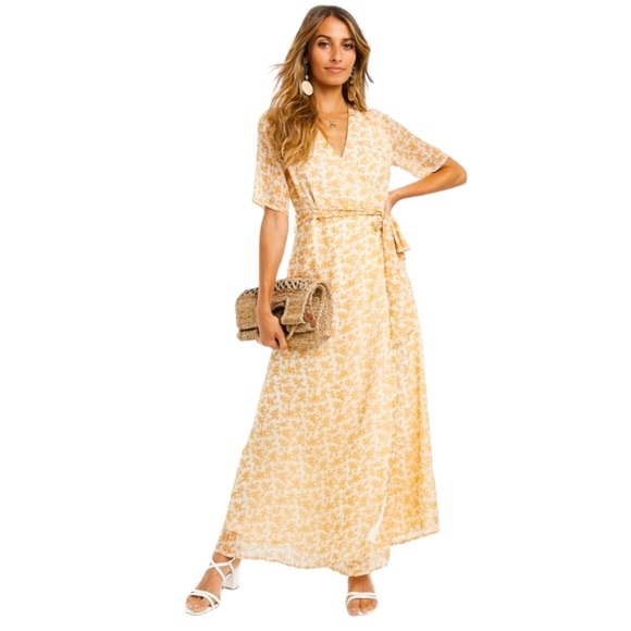 Y.A.S. Dresses Asos Yas Floral Wrap Maxi Dress Poshmark